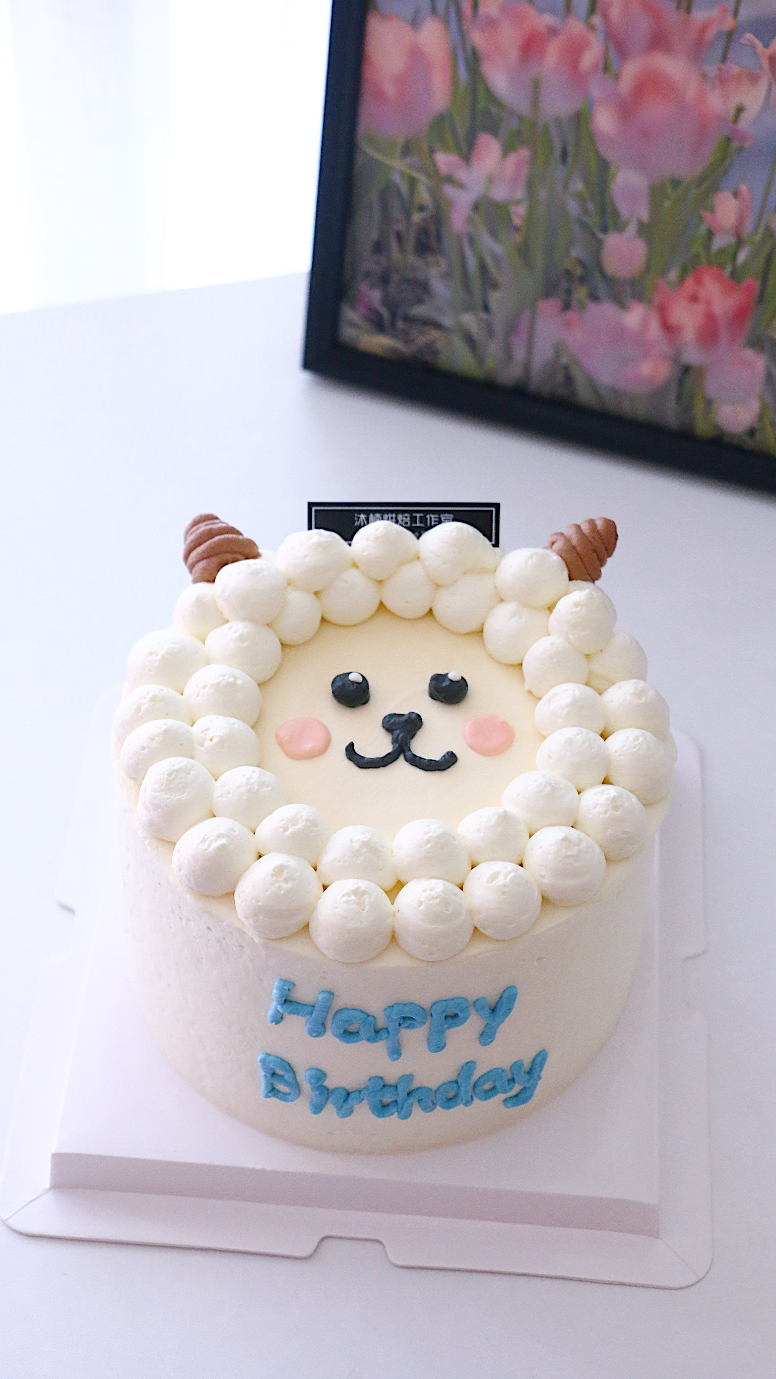 「沉浸式做蛋糕」——羊咩咩奶油蛋糕~