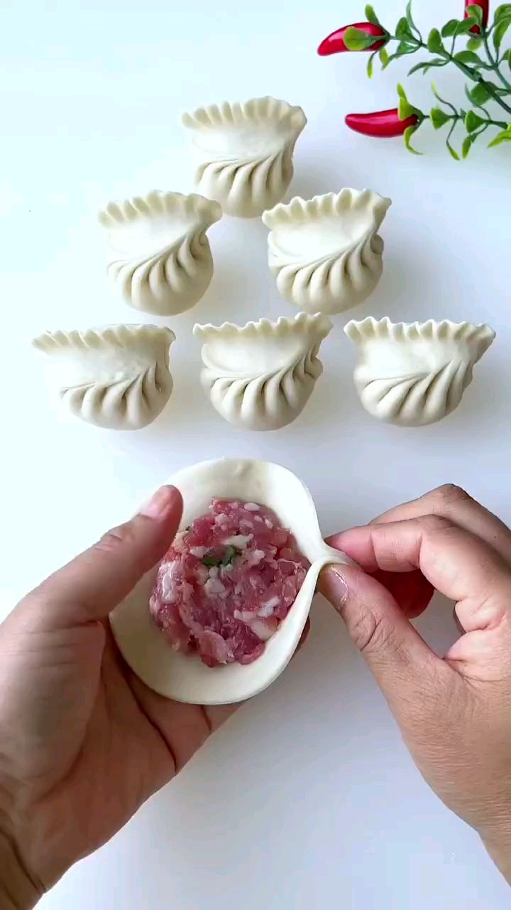 简单好学一看就会的花样饺子蒸饺做法