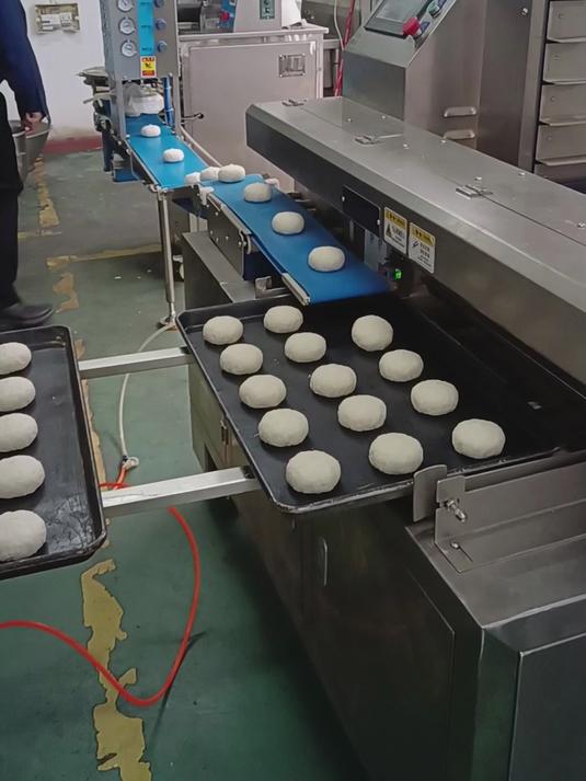 全自动糯米糍粑生产线自动分团成型排盘白糍粑
