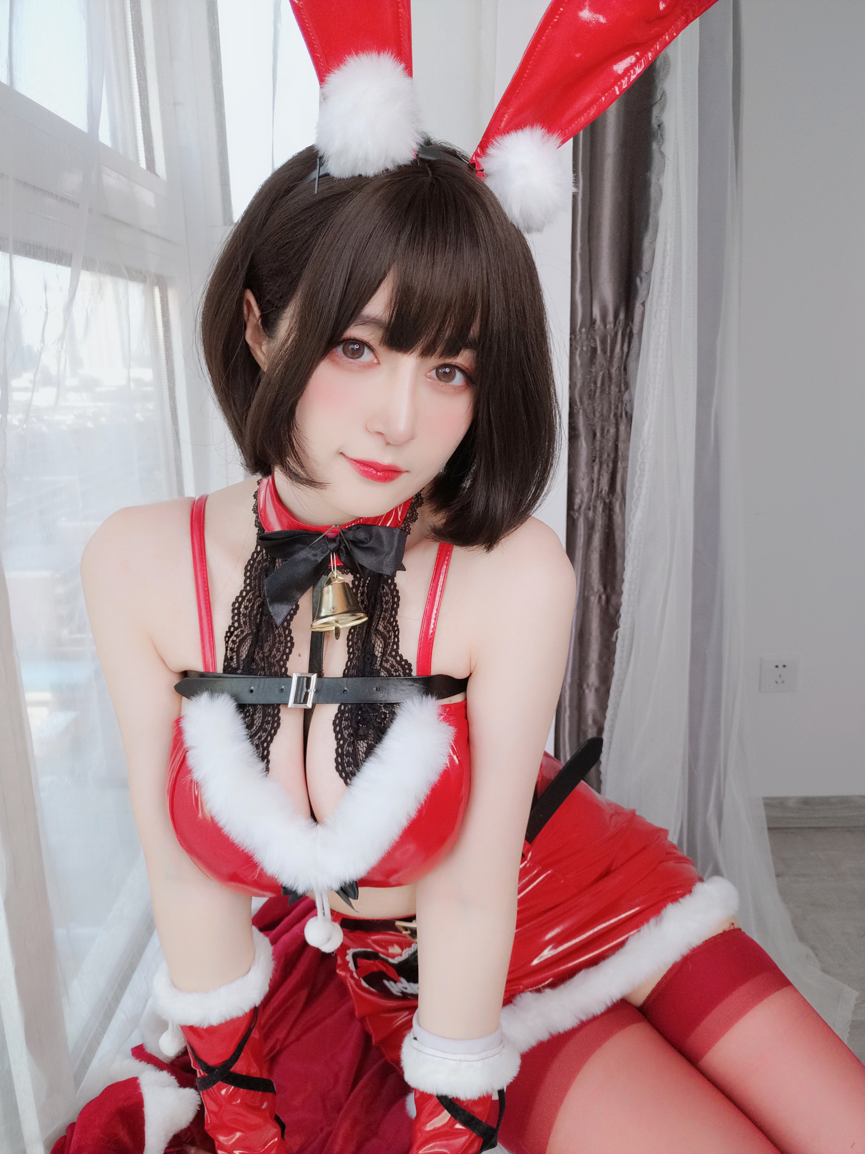 图片[45]-Coser小姐姐白银 NO.160 — Christmas Bunny [50P138M]-六色网