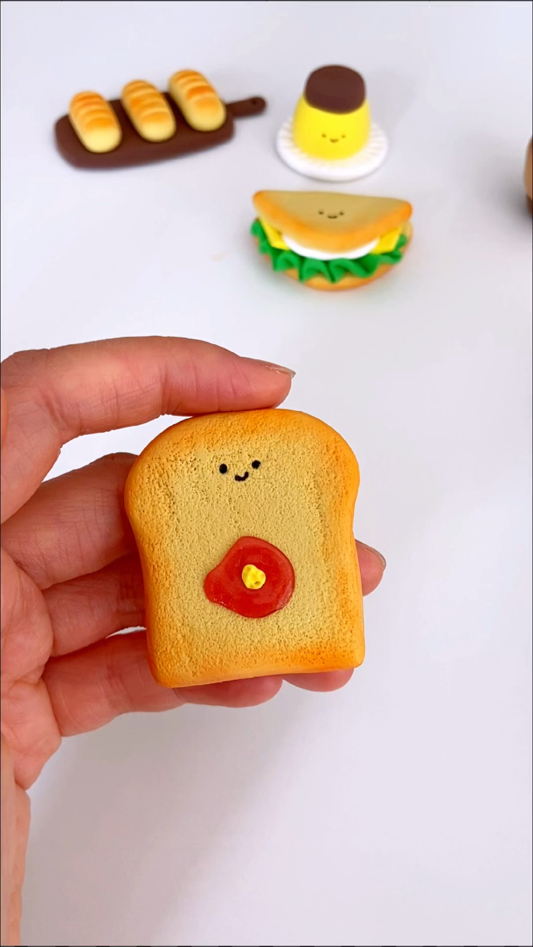 粘土果酱面包教程