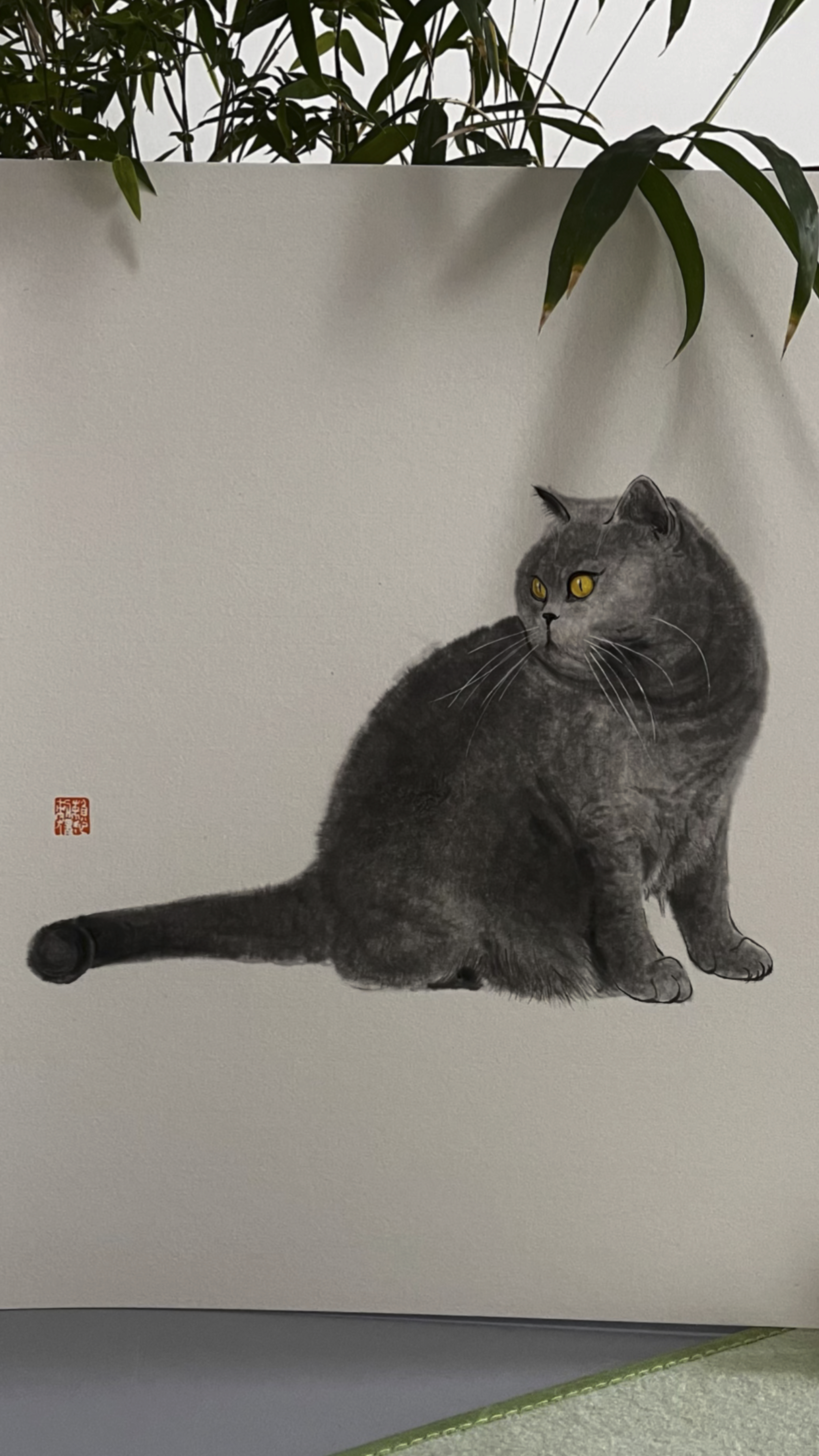 再画一只蓝猫 国画猫咪的画法