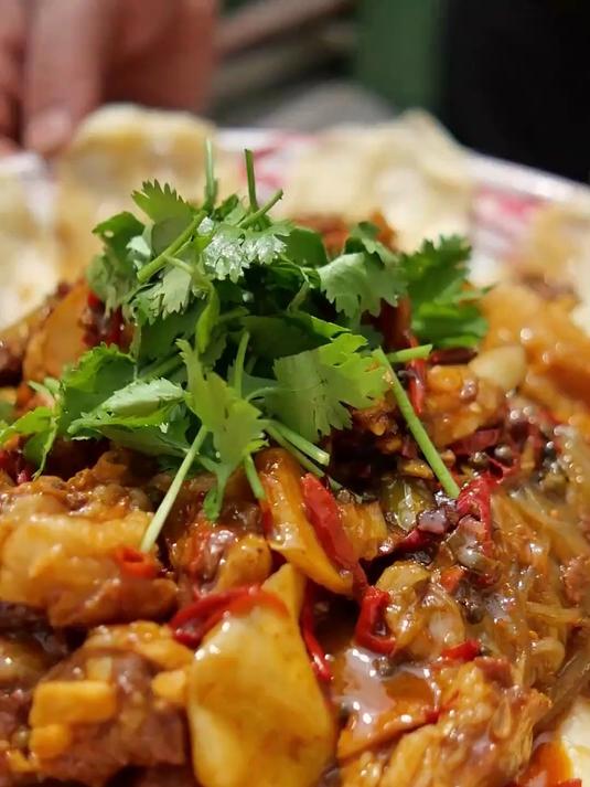 地锅羊排,萧县羊肉和徐州地锅鸡融合