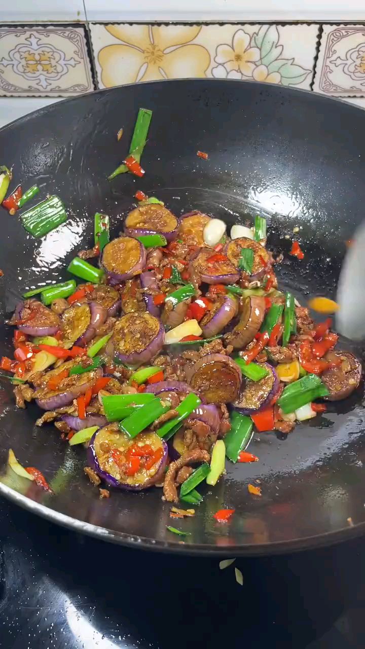 家庭版肉末茄子