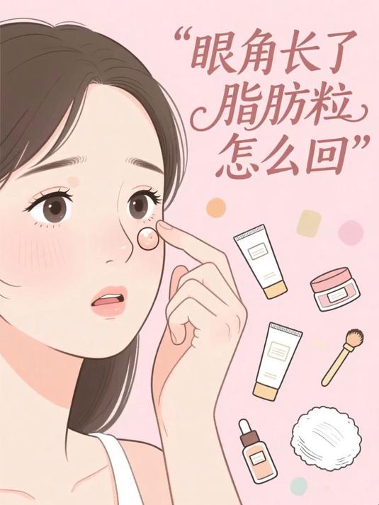 眼角长了脂肪粒怎么回事 #健康扬帆季#