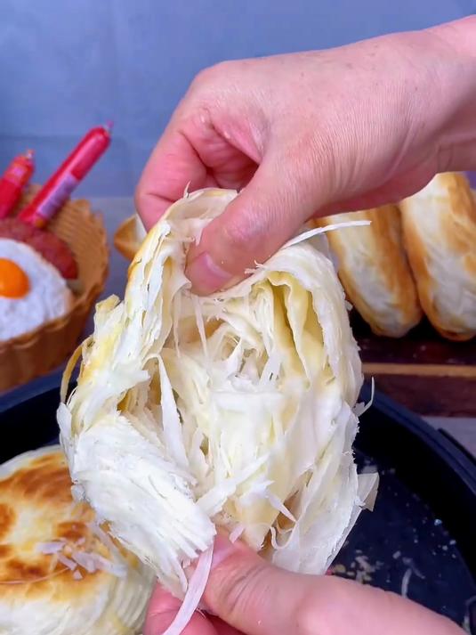 下午茶小食光!潼关千层饼,香酥解馋不发胖