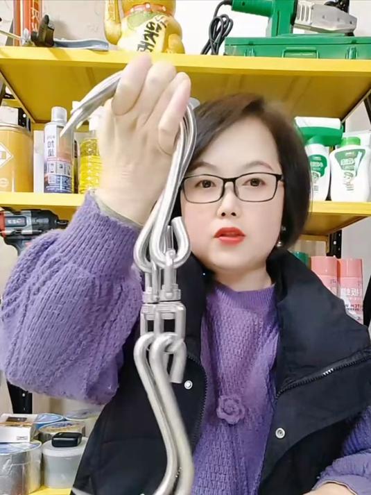 别再为挂肉发愁！加粗304不锈钢钩，一头扎、一头挂，真顺手！