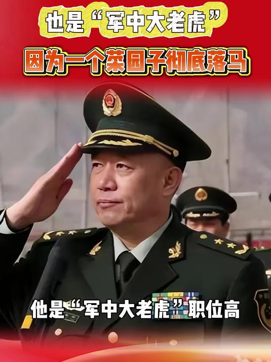 他是官二代,也是“军中大老虎”,因为一个菜园子彻底落马