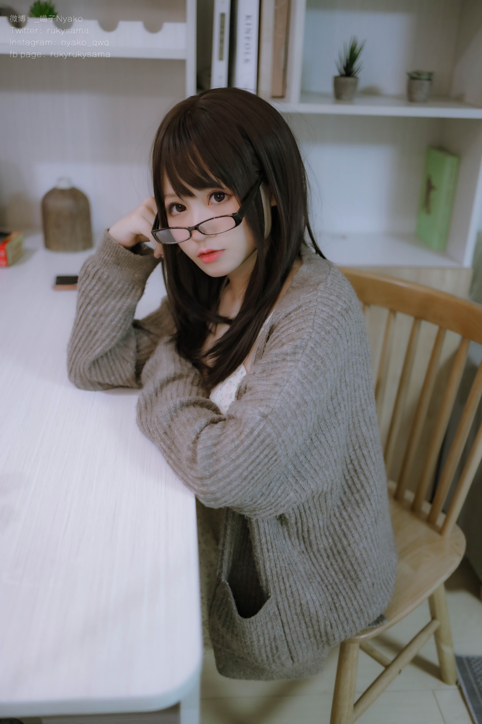 图片[2]-Nyako喵子 NO.024 – 便服 [73P+1V440M]-六色网