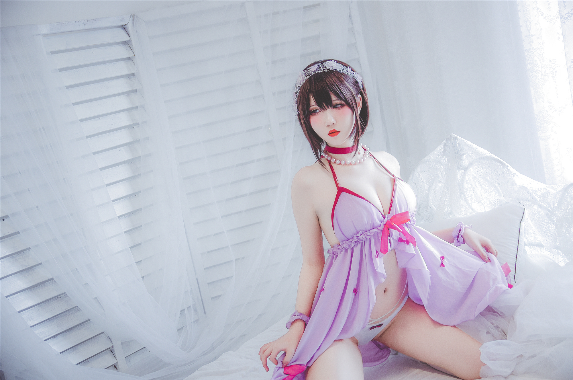 图片[11]-阿薰kaOri NO.009 – 加藤惠睡衣 [15P57M]-六色网