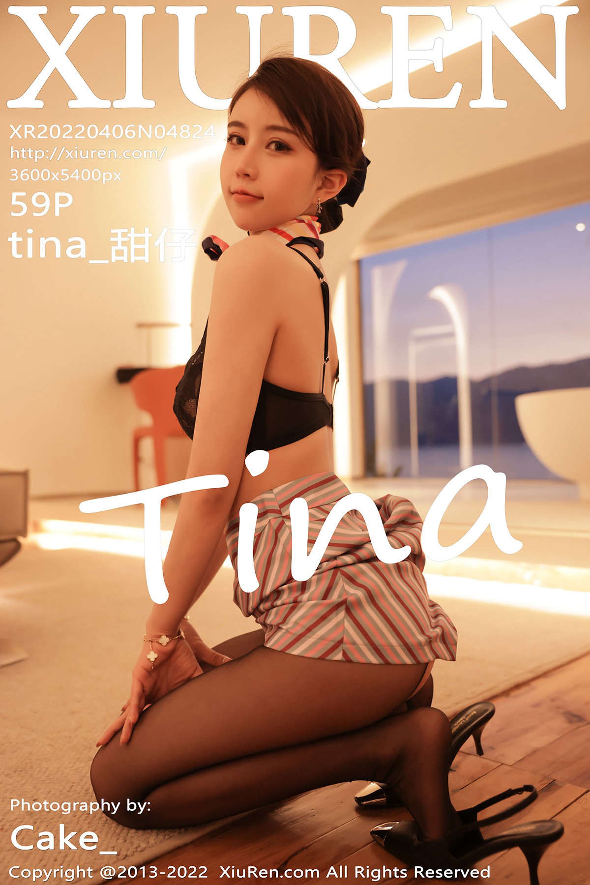 [XIUREN秀人网] 2022.04.06 NO.4824 tina_甜仔[59+1P554M]-六色网