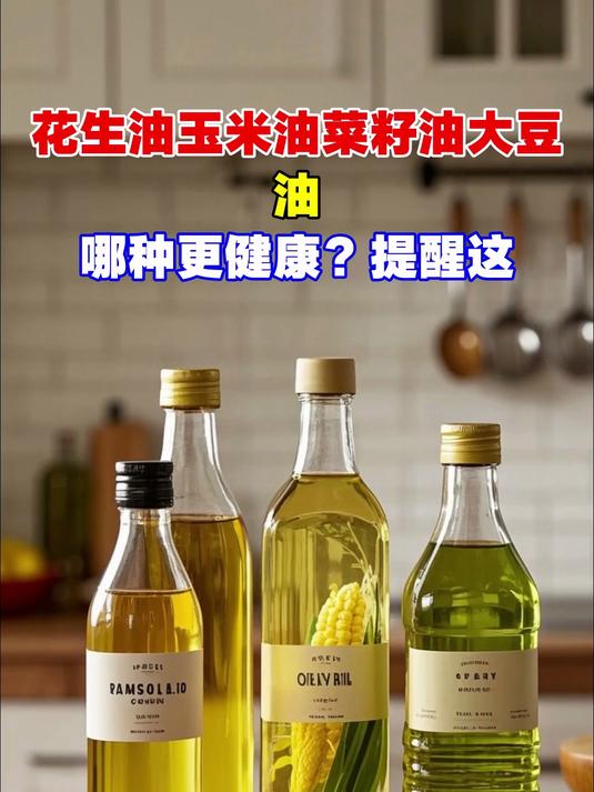 花生油玉米油菜籽油大豆油,哪种更健康?提醒:这4种油尽量少吃