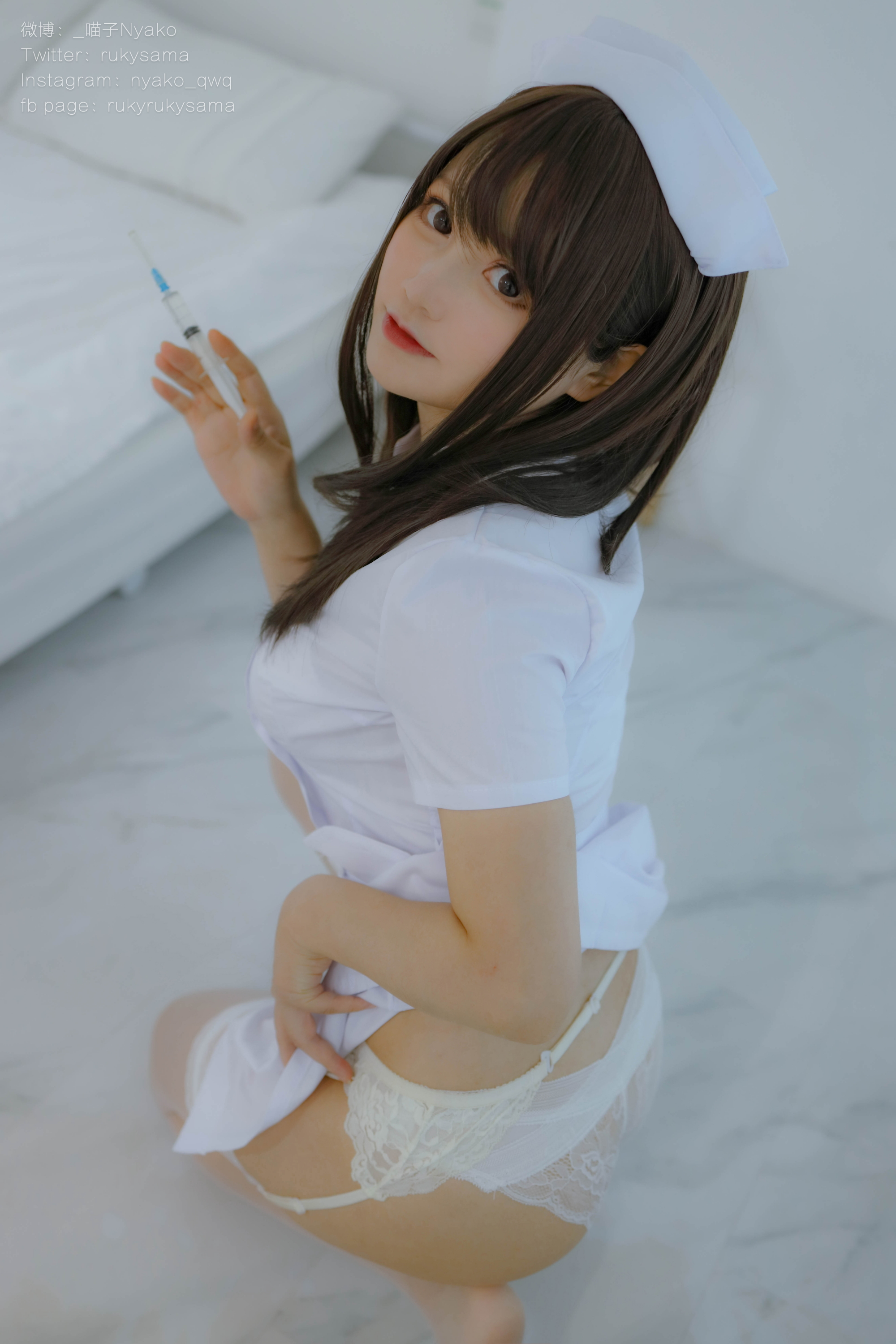 图片[92]-Nyako喵子 NO.026 – 秘密病栋[130P+2V882M]-六色网