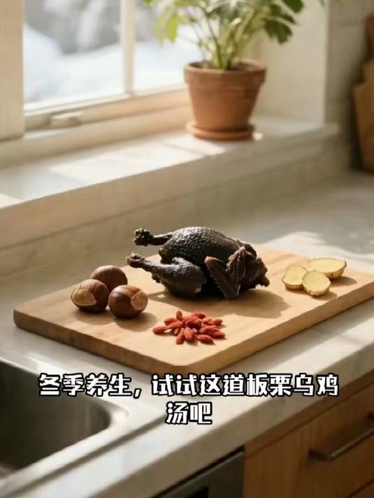 板栗乌鸡汤——补肾强筋暖腰膝