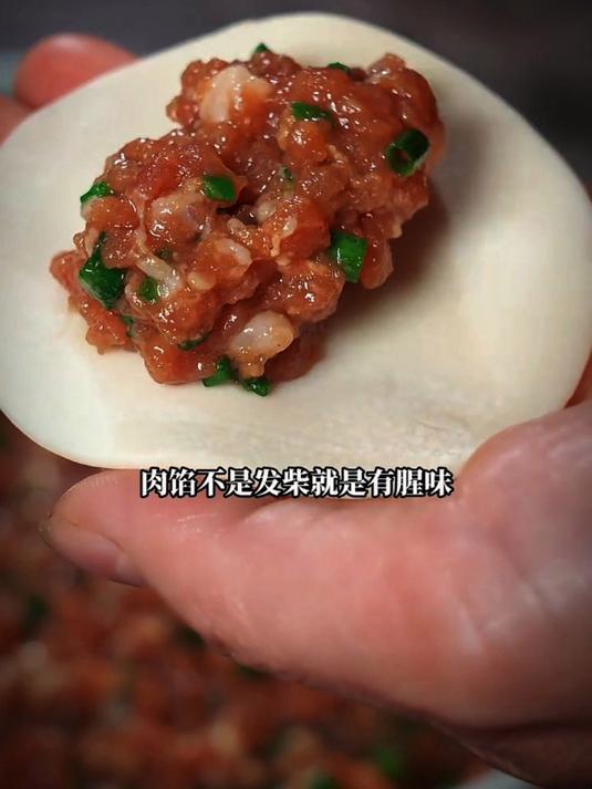 这是最近比较火的酱肉包子做法