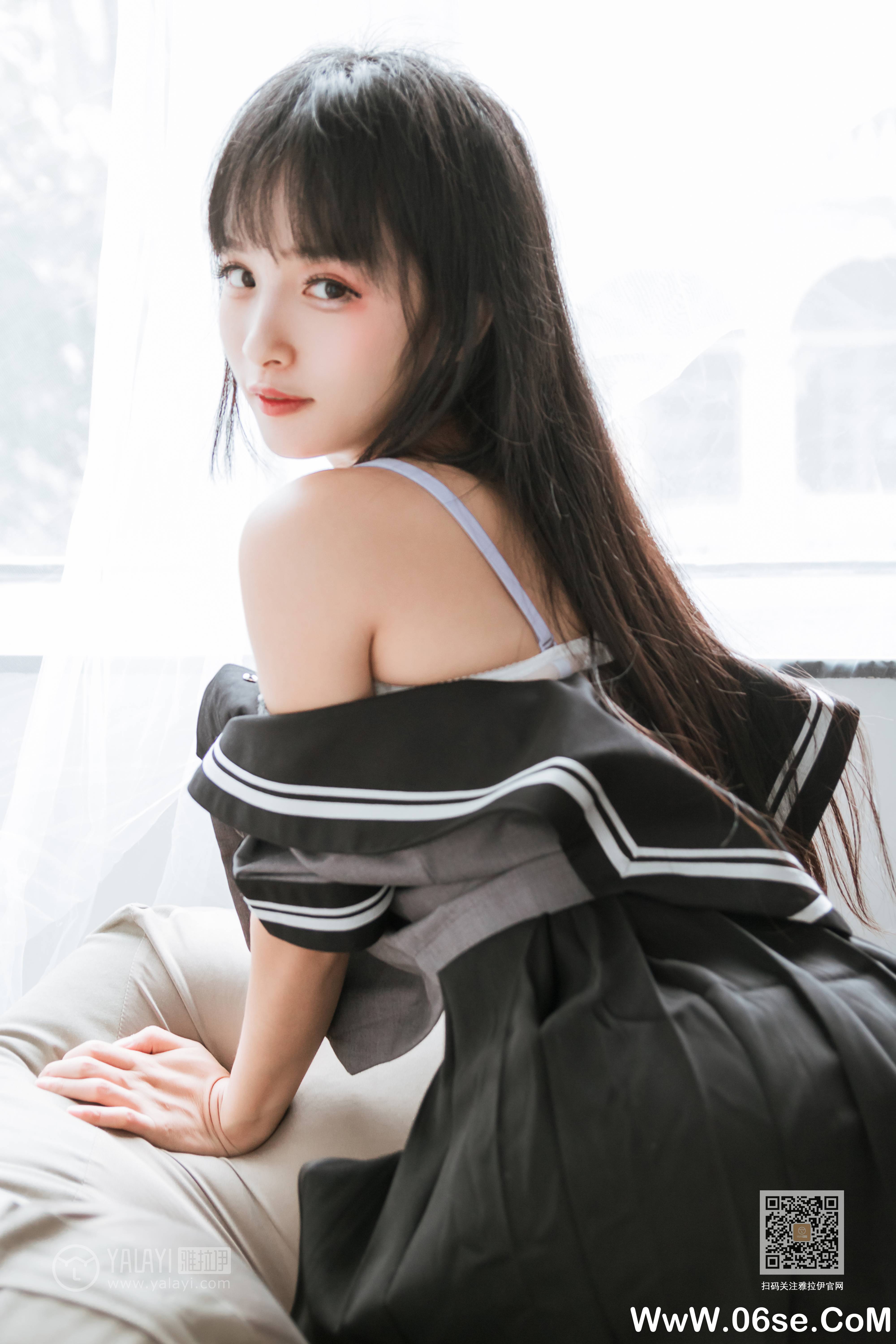 图片[36]-[YALAYI雅拉伊] 2020.04.10 NO.600 艾丽《疯狂的jk学妹》[42P+1P379M]-六色网