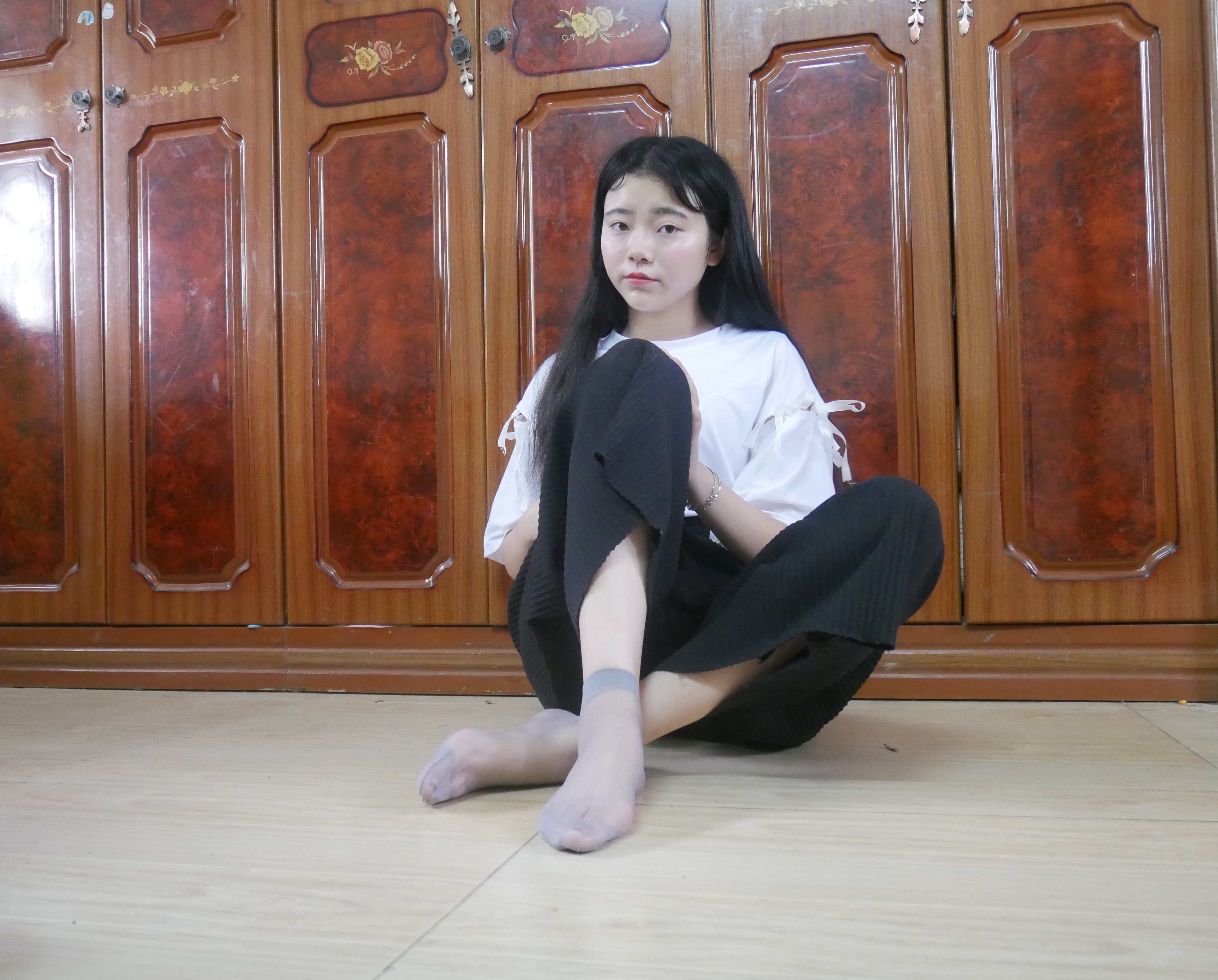 图片[30]-学妹校园寝室短丝系列009期 曹颖[112P138M]-六色网