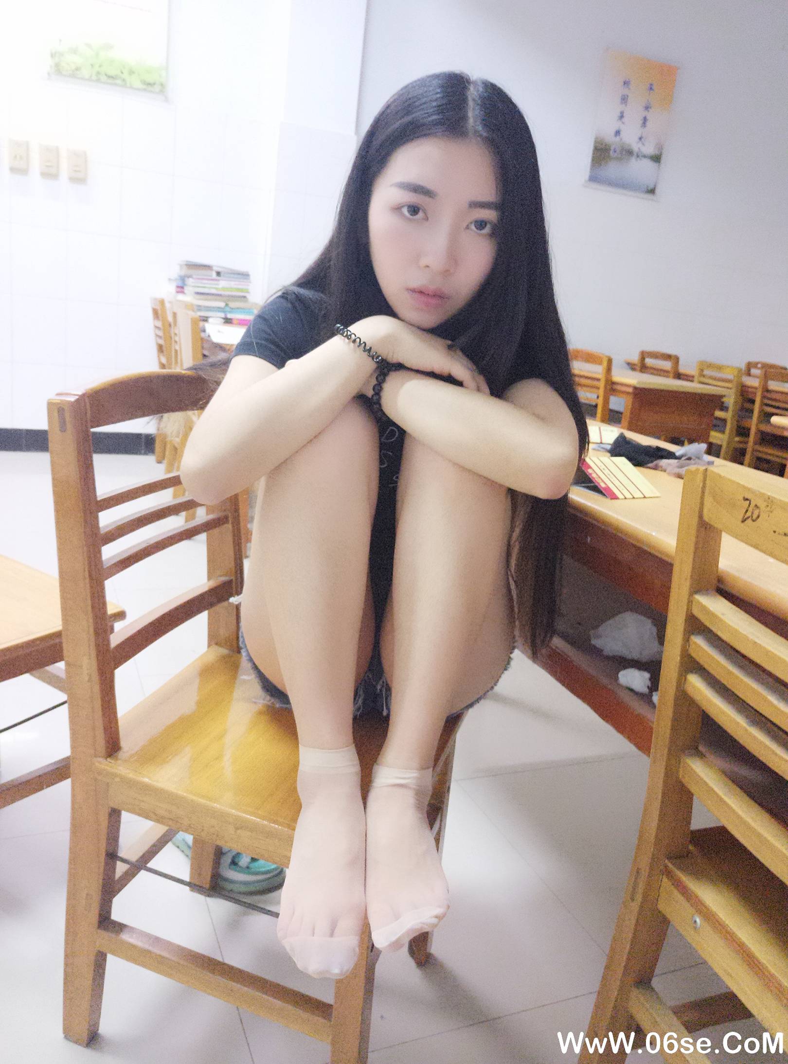 图片[51]-学妹校园寝室短丝系列002期 张梦想[104P201M]-六色网