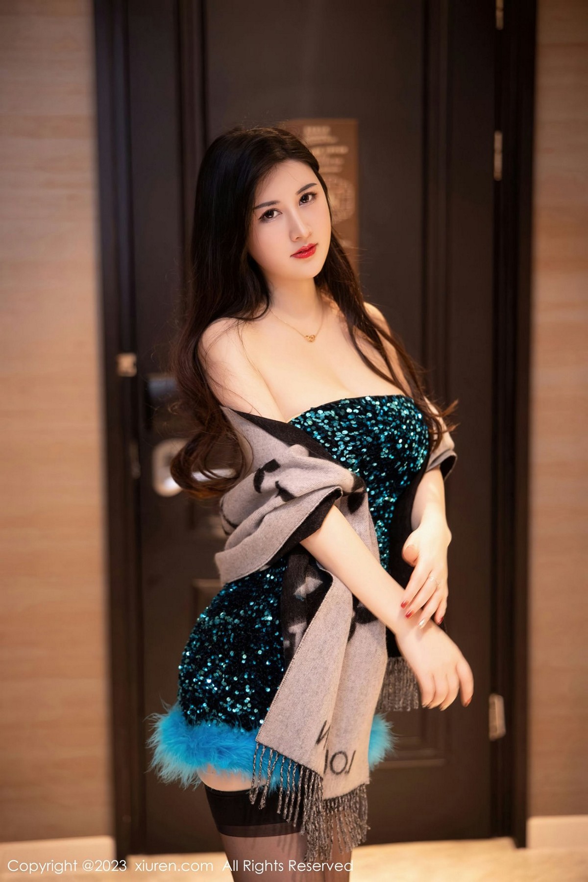 图片[2]-【XiuRen秀人網】2023.03.08 Vol.6384 詩詩kiki【86P】-六色网