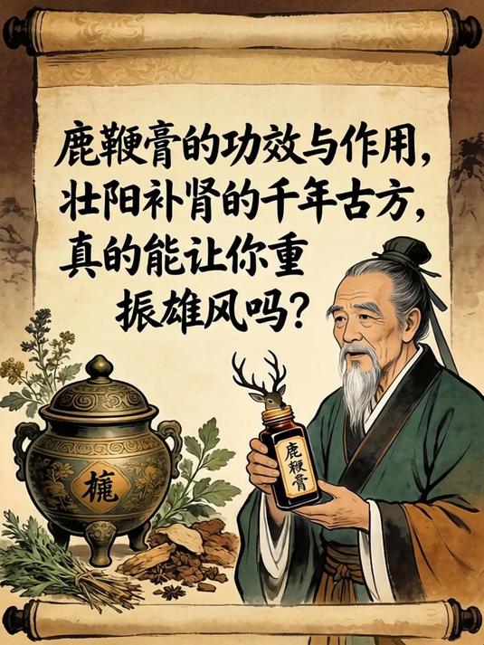 鹿鞭膏的功效与作用，壮阳补肾的千年古方，真的能让你重振雄风吗？