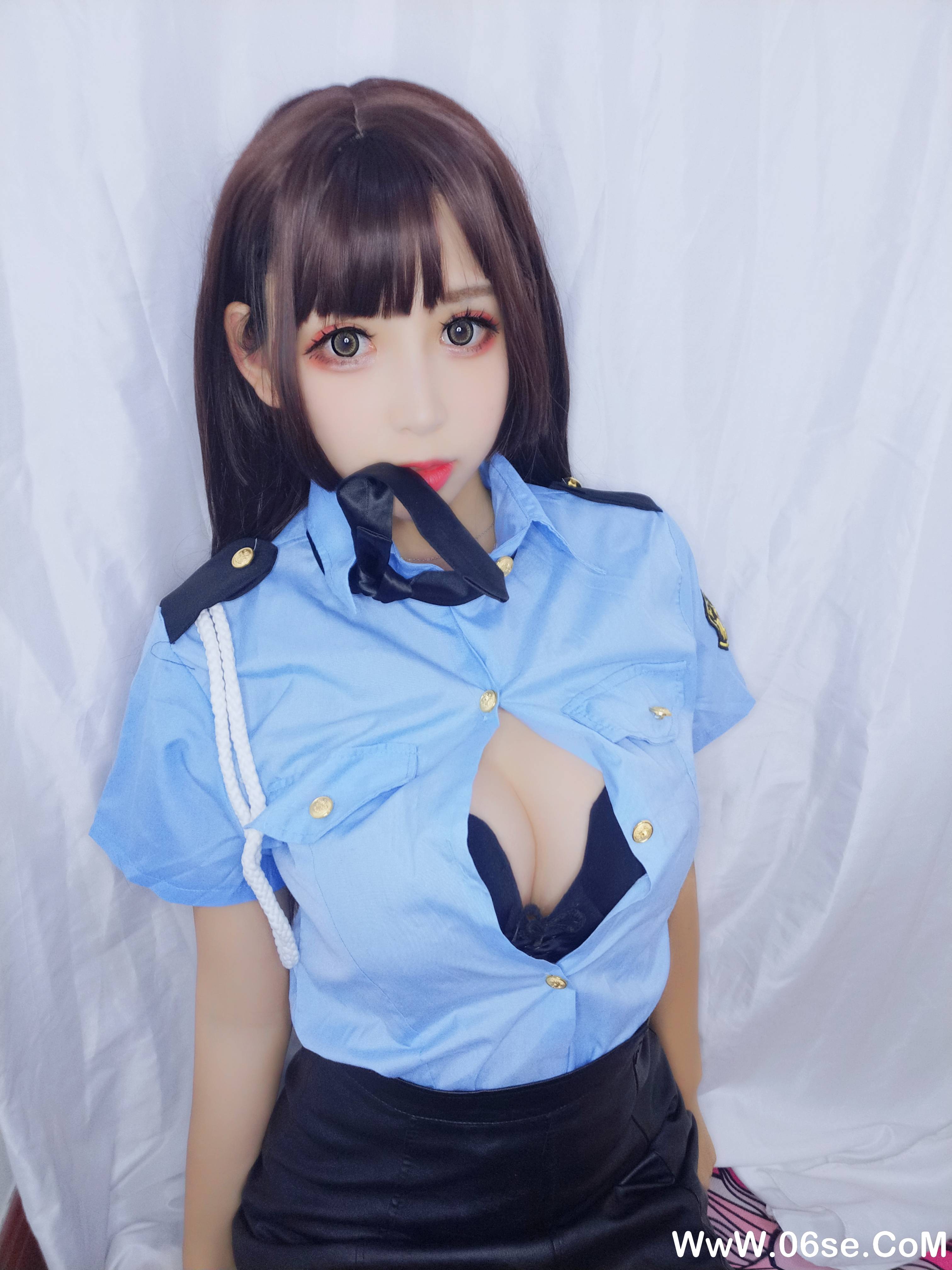 图片[13]-黑米粥 NO.009 –  蓝色制服 [15P+1V112M]-六色网