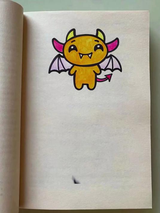小蝙蝠简笔画 画蝙蝠的简单方法