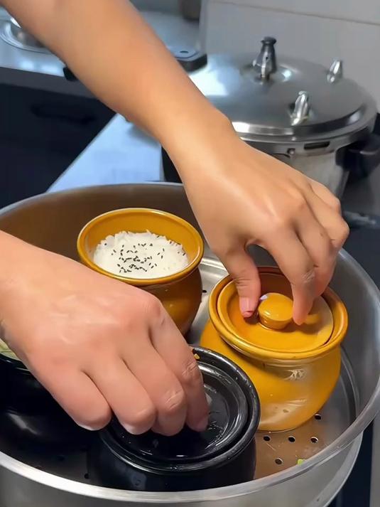 瓦罐炖盅隔水炖一人食蒸蛋炖罐带盖汤罐中式沙县小吃陶瓷煨汤汤盅