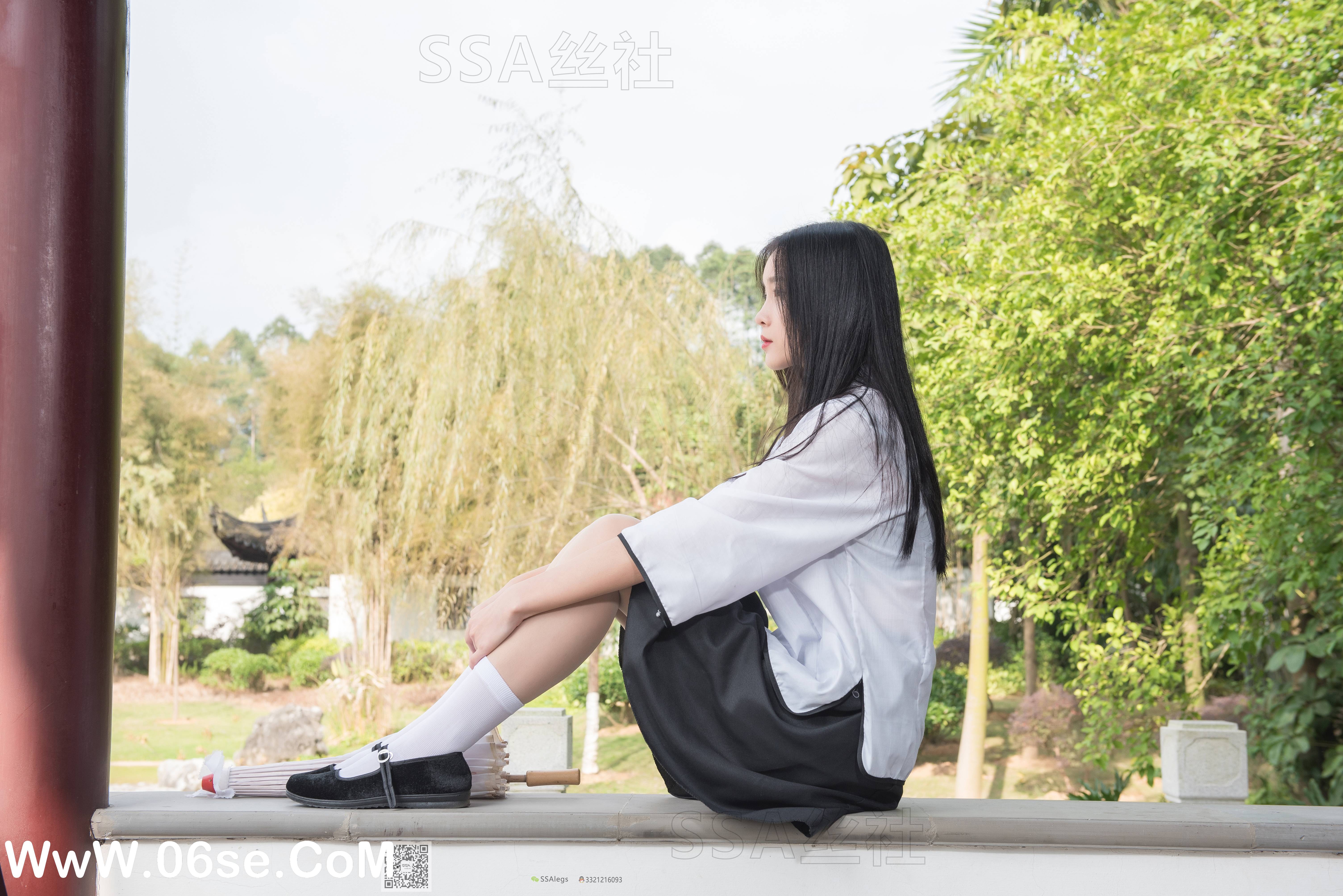 图片[11]-[SSA丝社] NO.068 君君 民国学妹肉丝白袜[120P1.85G]-六色网