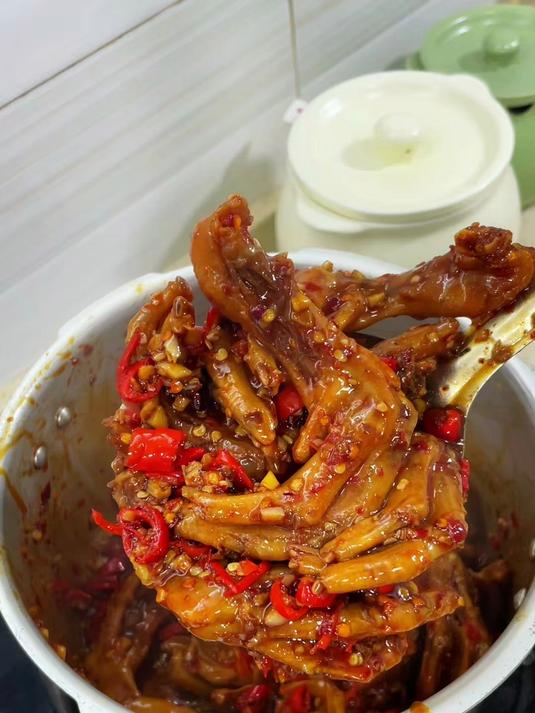 香辣鸭爪