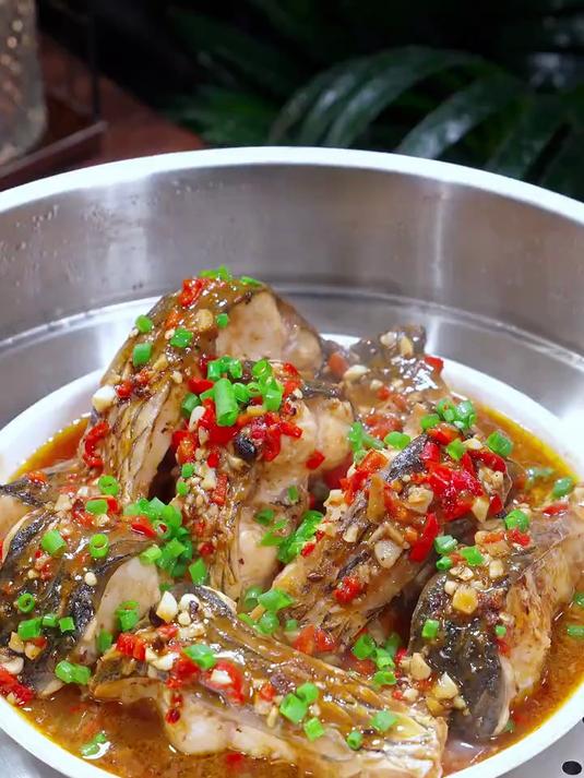 这个豆豉蒸鱼我家一周吃8次，咸香入味