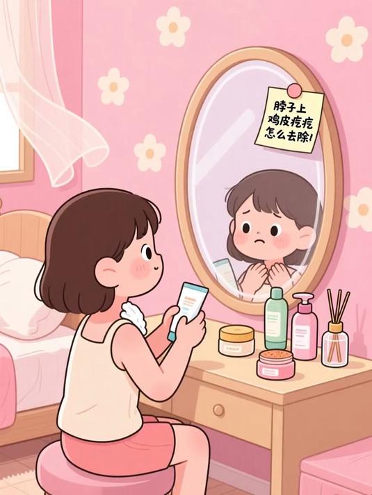 脖子上鸡皮疙瘩怎么去除