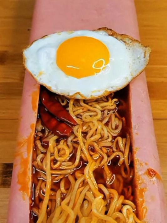 鲜虾鱼板面超鲜