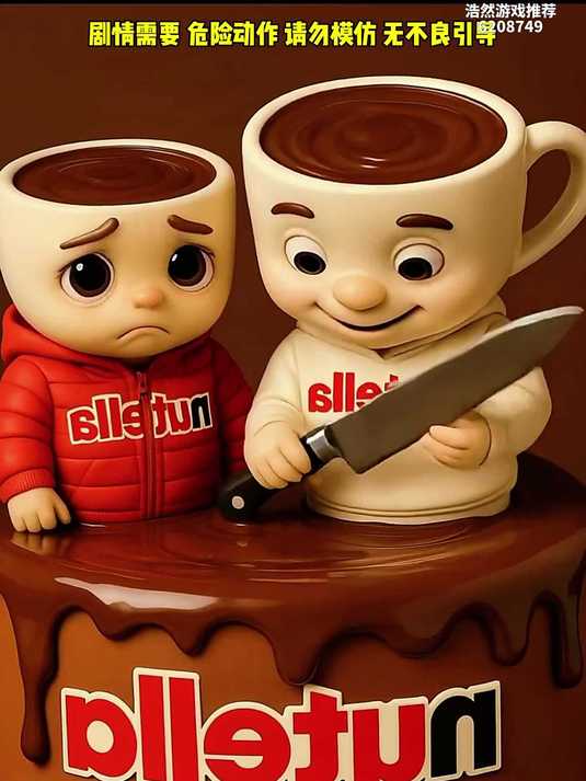 一起吃蛋糕 搞怪视频 宝宝爱看的视频 AI视频