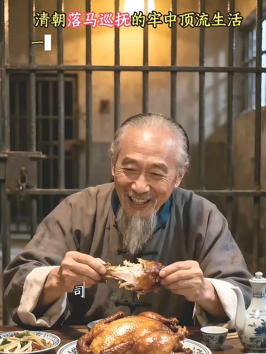清朝落马巡抚的牢中顶流生活,早上8点烧鸡和精美小炒