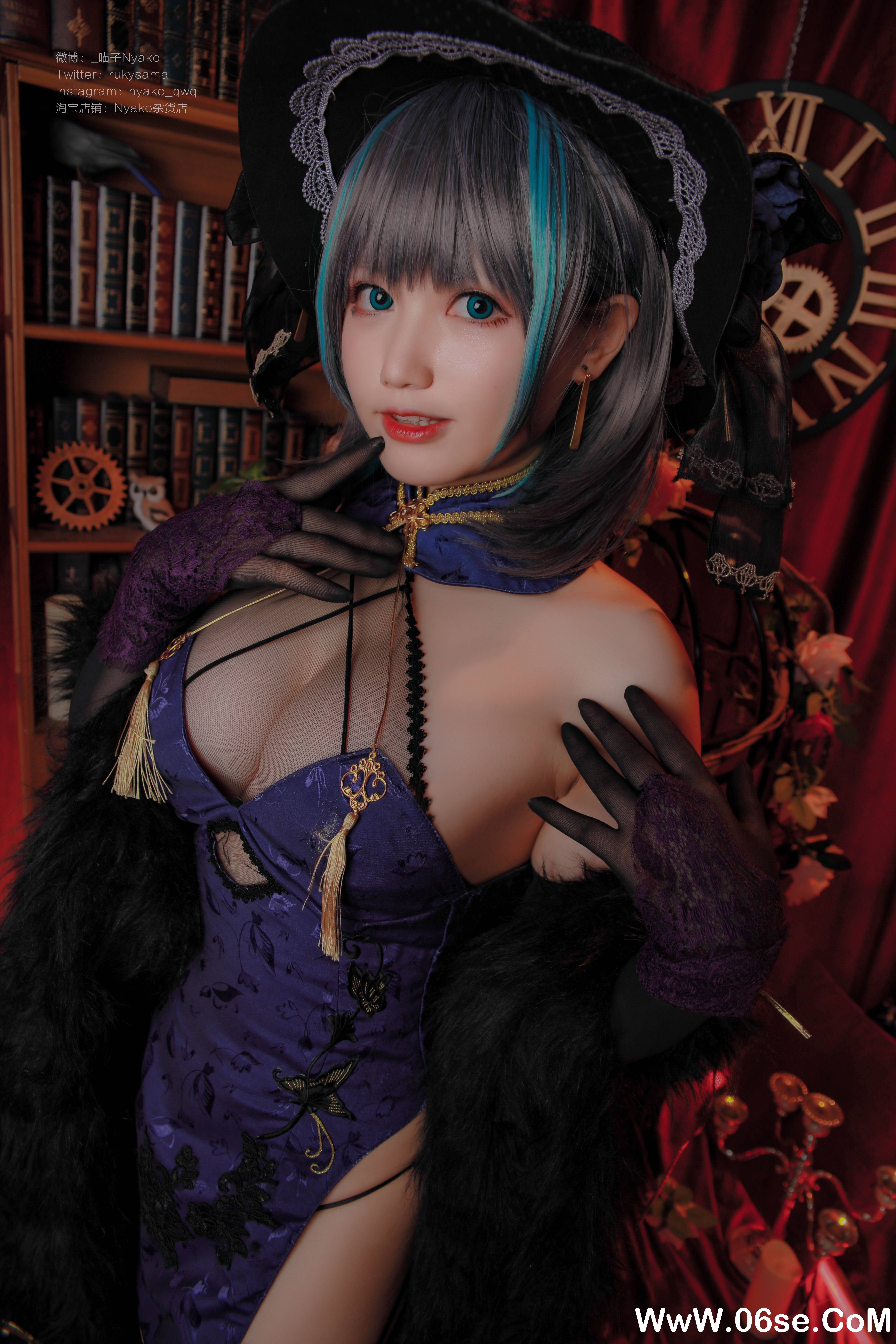 图片[48]-Nyako喵子 NO.031 — 柴郡 [48P315M]-六色网