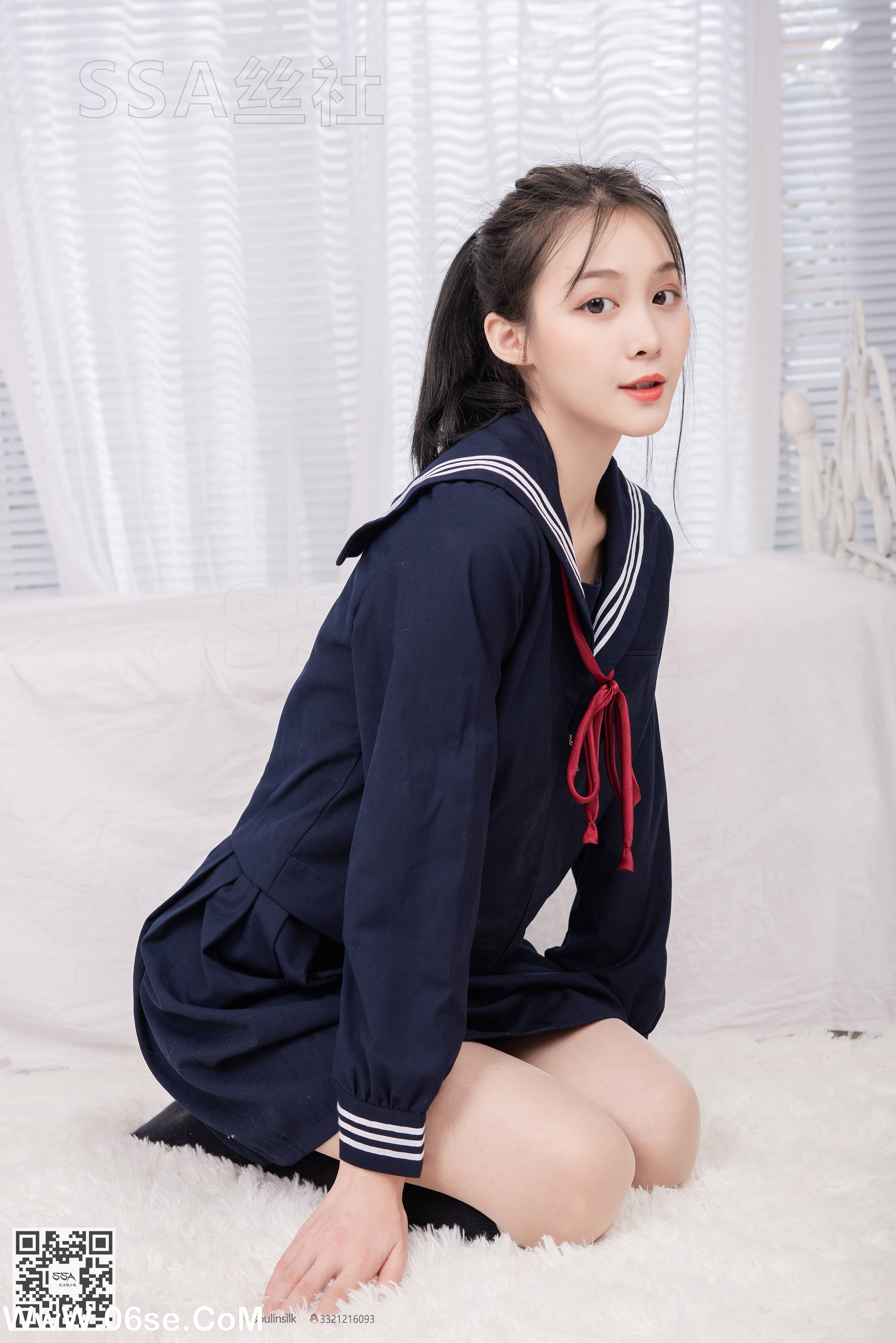 图片[57]-[SSA丝社] NO.142 丽萍 JK制服的穿搭示范[133P1.61G]-六色网