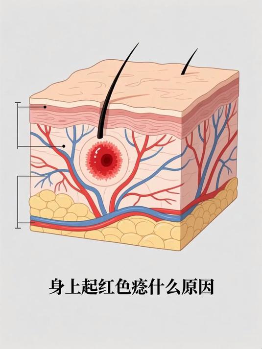 身上起红色痣什么原因