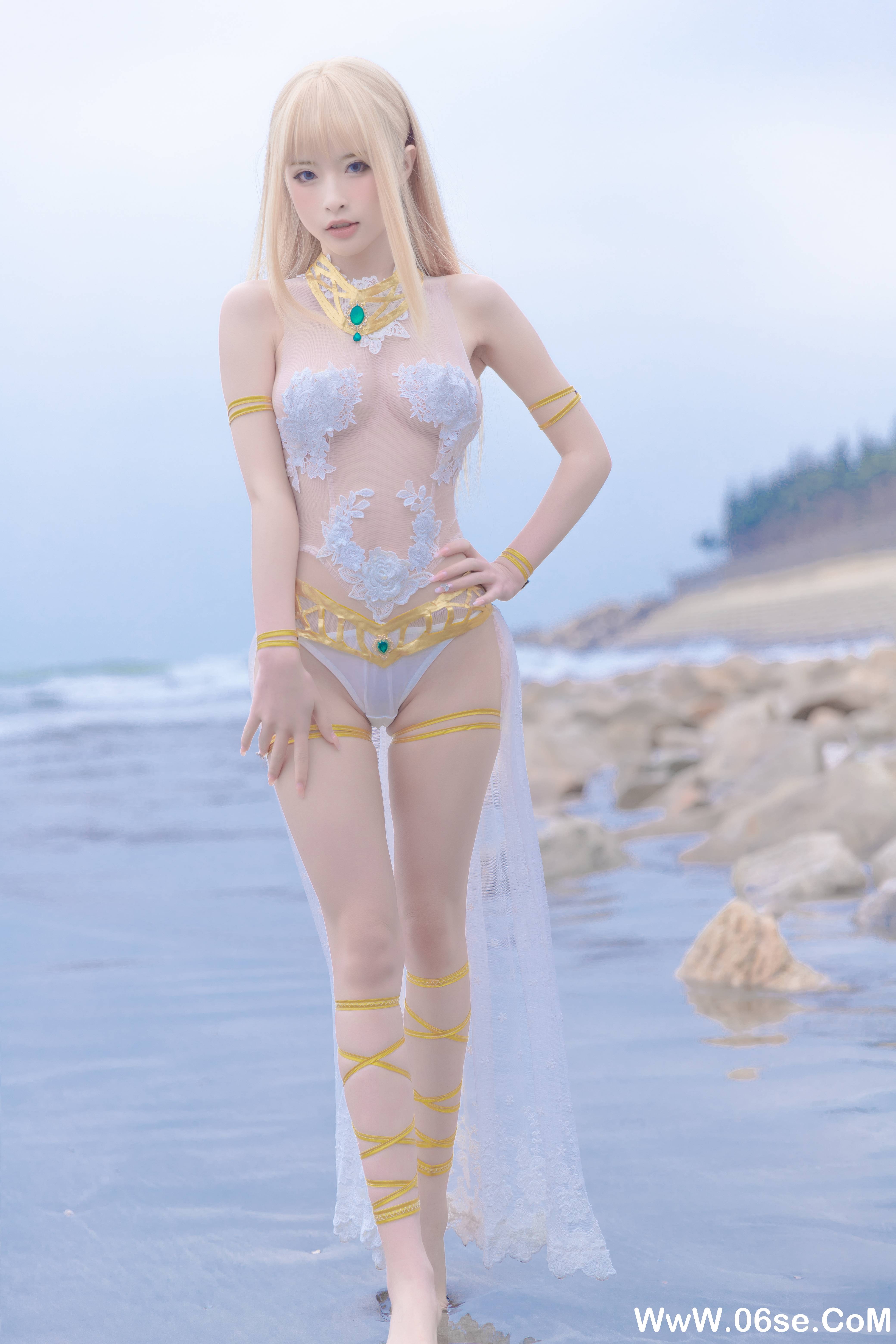 图片[5]-清水由乃 NO.025 – 玛丽萝丝白色泳衣[33P355M]-六色网