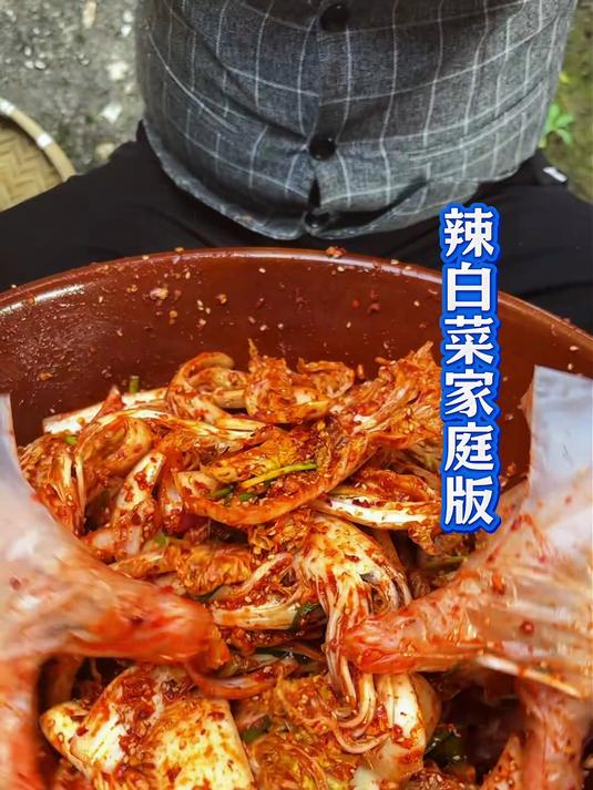 生腌泡菜 也是家庭版辣白菜做法几天就能吃的辣白菜非常下饭好吃