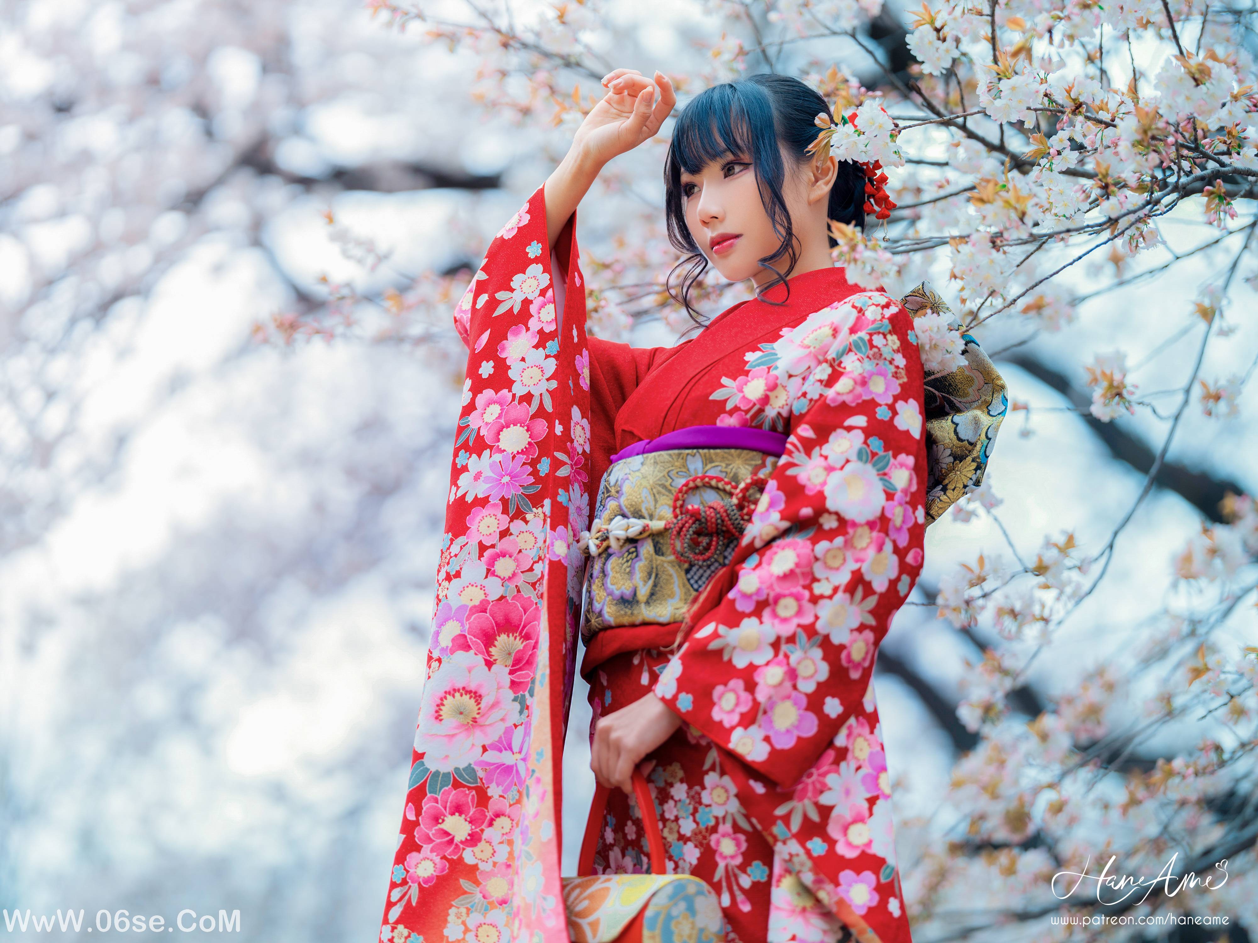 图片[35]-Hane Ame 雨波写真 NO.013 – 赤紅和服[38P736M]-六色网