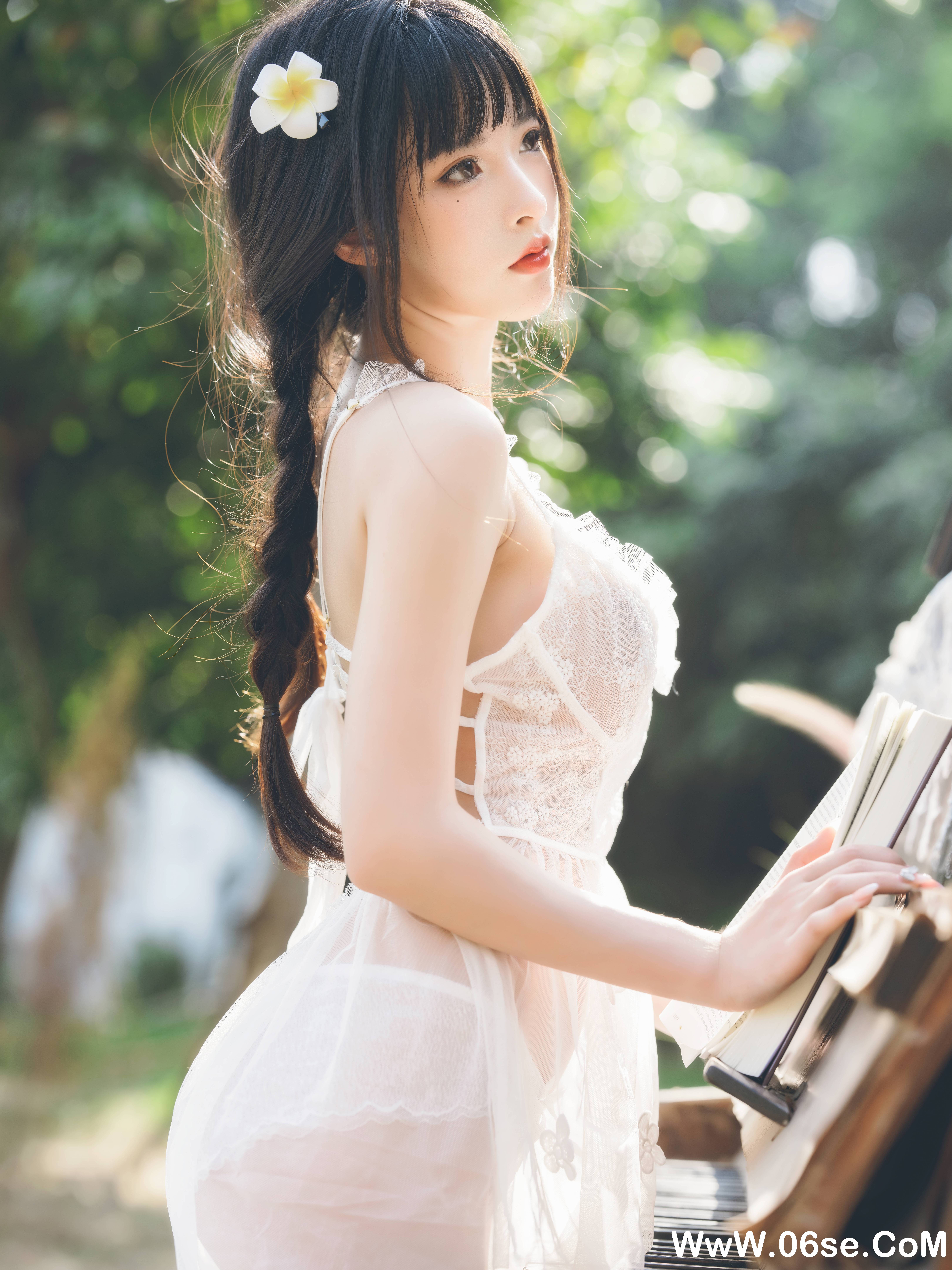 清水由乃 NO.021 - 田园蕾丝裙 [66P2.66G]-六色网