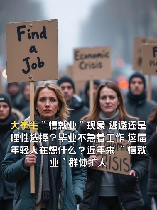 大学生“慢就业”现象,逃避还是理性选择?毕业不急着工作