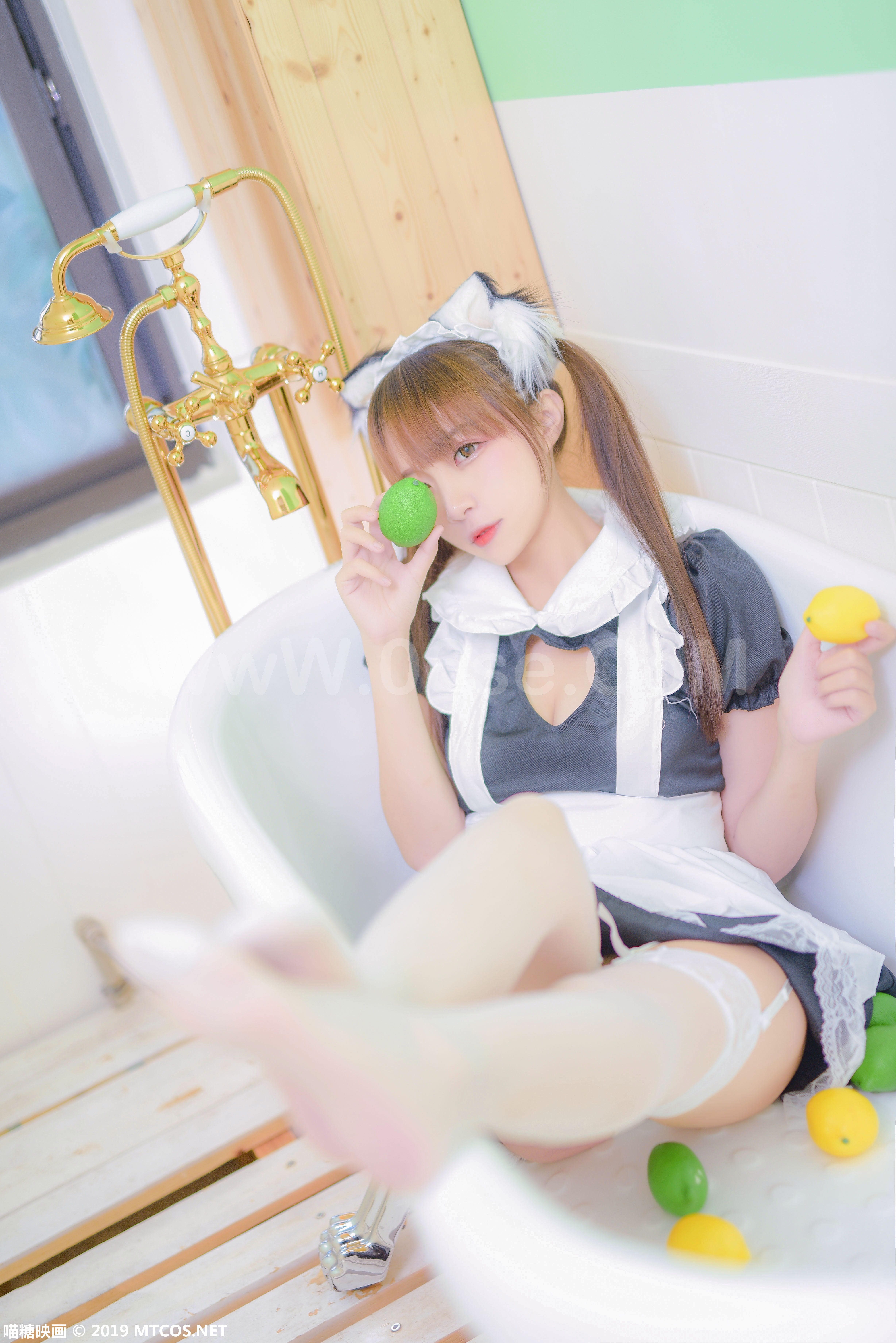 图片[31]-[MTCos] 喵糖映画 Vol.049 二佐Nisa 猫耳女仆-六色网