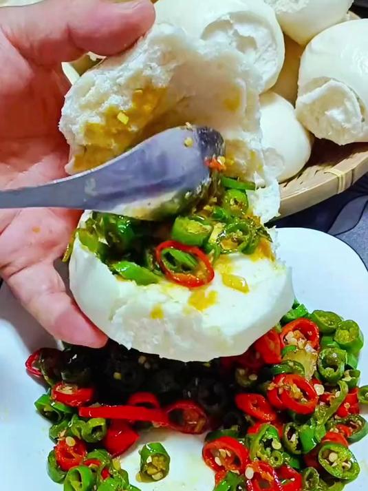 纯手工制作美食 馒头