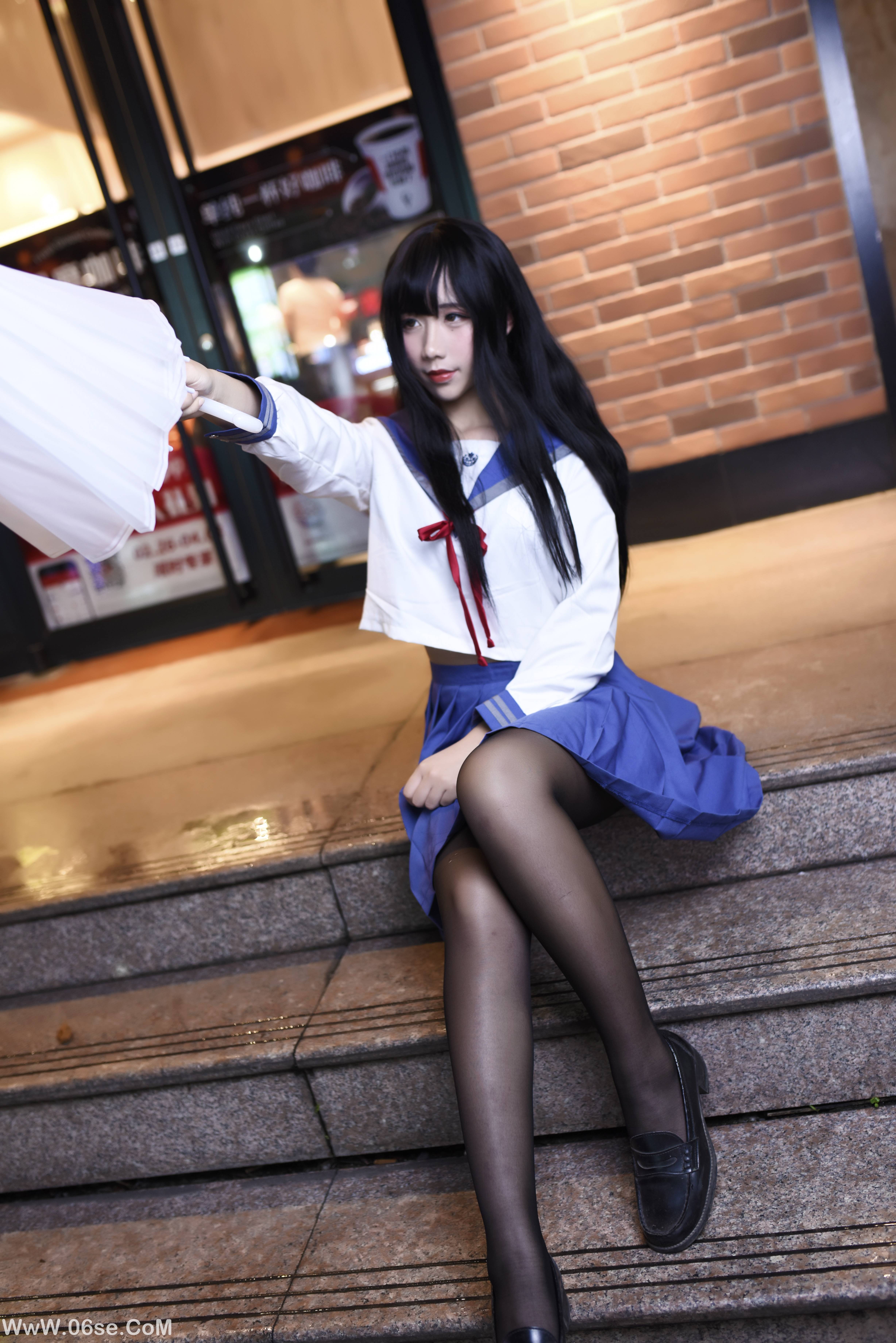 图片[7]-九曲Jean NO.005 – 雨天JK[21P309M]-六色网