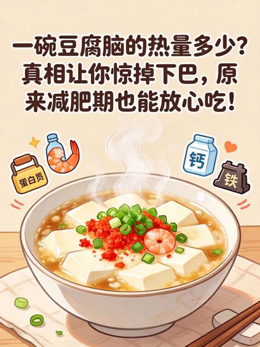 一碗豆腐脑的热量多少？真相让你惊掉下巴，原来减肥期也能放心吃！
