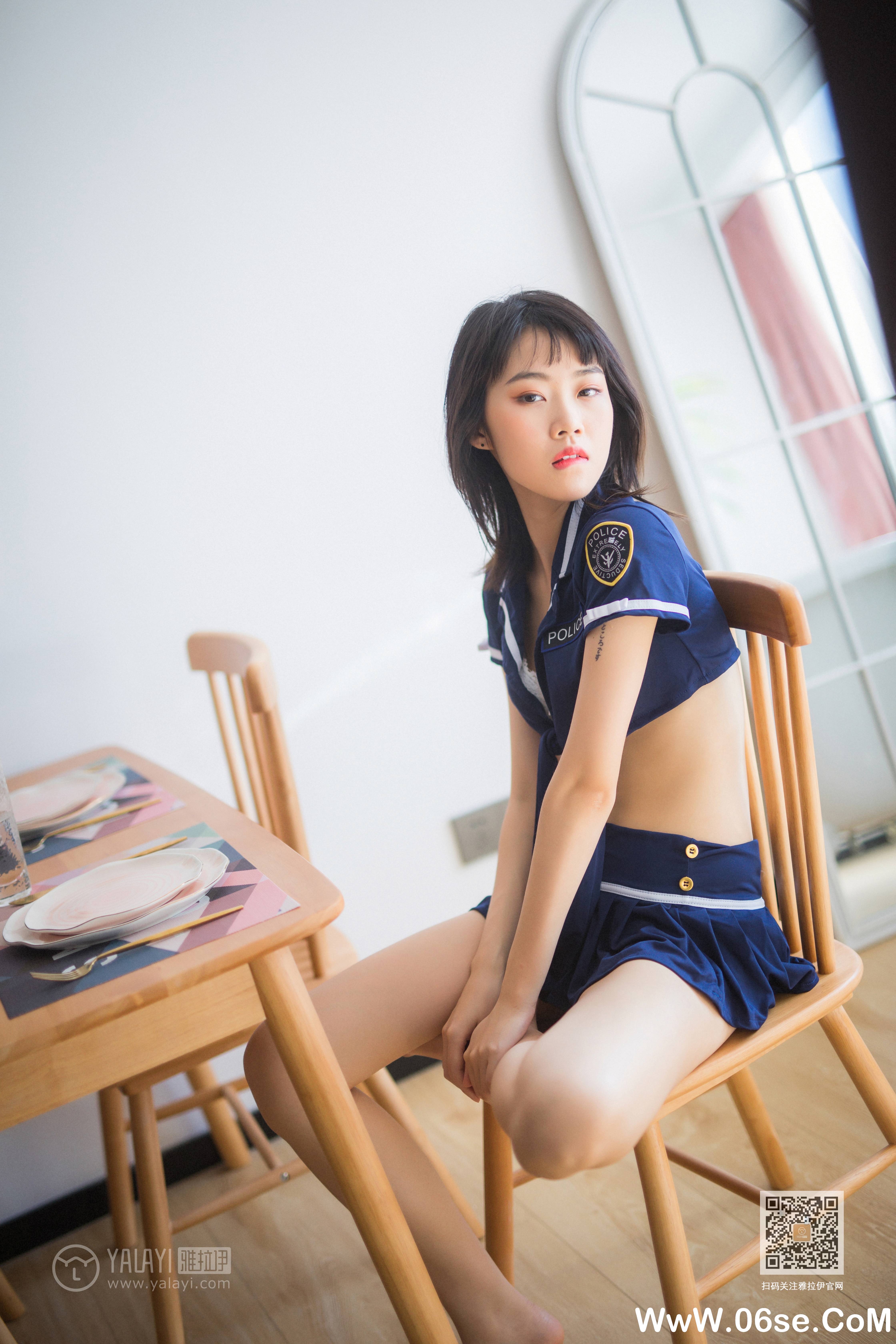 图片[21]-[YALAYI雅拉伊] 2020.02.14 NO.544 粉粉《雷霆警花》[44P+1P634M]-六色网