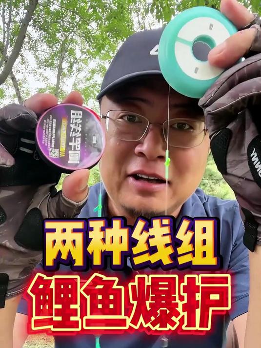 介绍给大家两个鲤鱼线组的思路,专门针对鲤鱼的谨慎和涮饵!