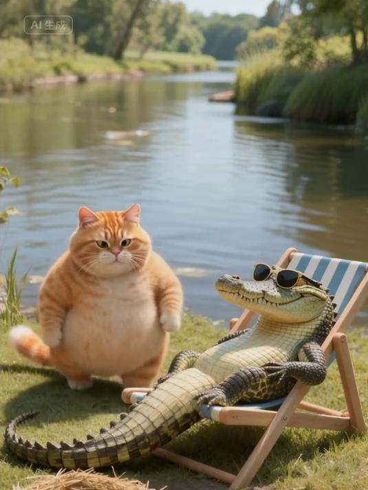 胖橘偷了鳄鱼的蛋却栽赃给了公鸡