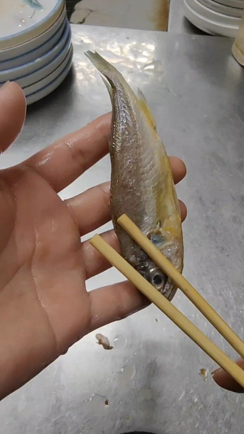 最简单处理小黄鱼方法